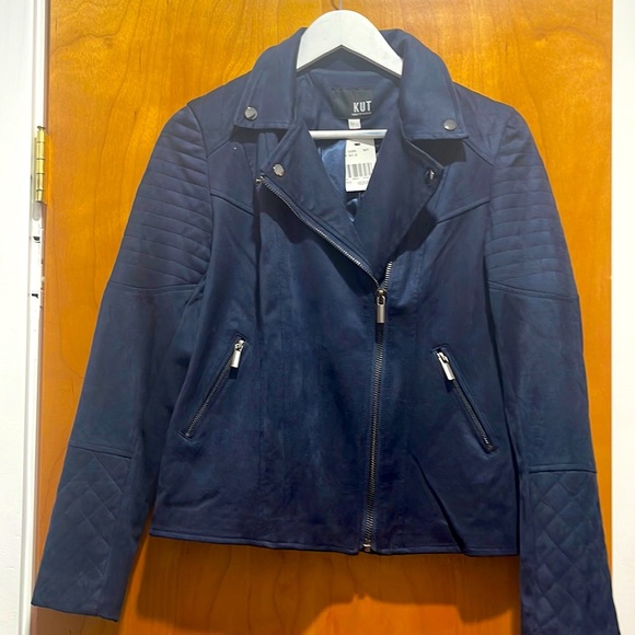 Kut from the Kloth Jackets & Blazers - Brand new Motorcycle Suede Jacket